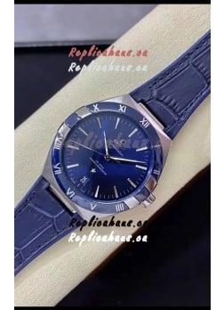 Omega Co-Axial Constellation 41MM 904L Steel Blue Dial 1:1 Mirror Replica Watch