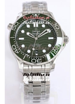 Omega Seamaster 300M Master Chronometer Green Swiss 904L Steel 1:1 Mirror Replica Watch