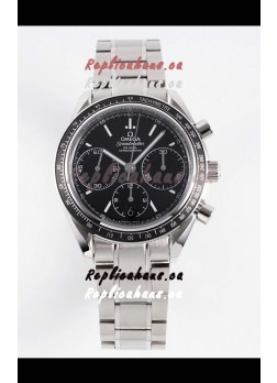 Omega Speedmaster Racing 904L Steel Chronograph 1:1 Mirror Replica in Black Dial
