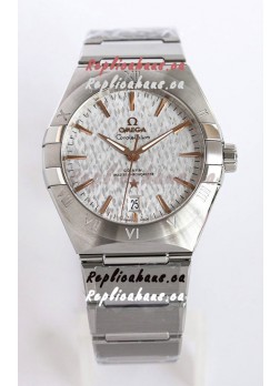 Omega Co-Axial Constellation 41MM 904L Steel Grey Dial 1:1 Mirror Replica Watch
