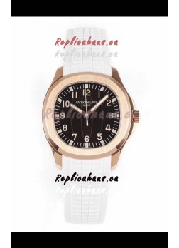 Patek Philippe Aquanaut 5167R Rose Gold 1:1 Mirror Replica Watch - Black Dial