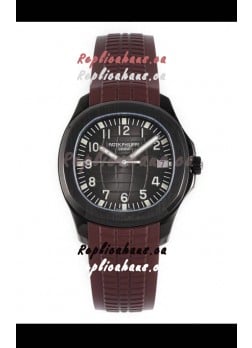 Patek Philippe Aquanaut 5167 Black Venom Edition 1:1 Mirror Replica Watch - Brown Strap