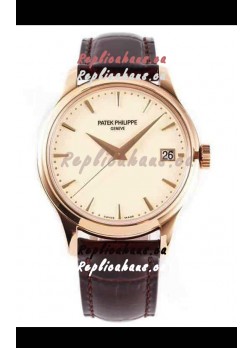 Patek Philippe #Ref 5227R in White Dial 1:1 904L Rose Gold Casing 904L Steel Swiss Watch 
