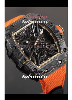 Richard Mille RM12-01 Carbon Fiber Case Genuine Tourbillon Movement 1:1 Mirror Replica Watch