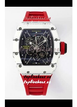 Richard Mille RM35-01 Rafael Nadal Carbon Fiber Casing with Genuine Tourbillon Super Clone Watch 