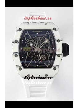 Richard Mille RM35-01 Rafael Nadal Carbon Fiber Casing with Genuine Tourbillon Super Clone Watch 