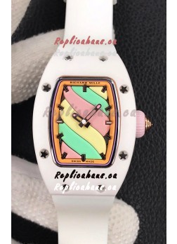 Richard Mille RM-07 Bon Bon White Ceramic Ladies 1:1 Swiss Replica Watch 