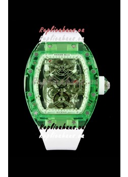 Richard Mille 56-01 Transparent Sapphires Casing with Genuine Swiss Tourbillon Movement Super Clone