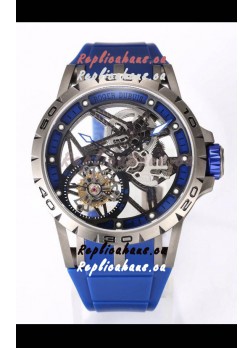 Roger Dubuis Excalibur Spider Flying Tourbillon Skeleton Titanium Casing 45MM  1:1 Mirror Swiss Watch