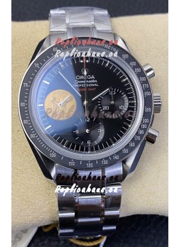 Omega Speedmaster Apollo 11 40th Anniversary Chronograph 42MM Black Dial  1:1 Mirror Replica Watch