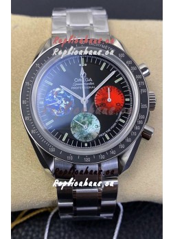 Omega Speedmaster Moon to Mars Edition Chronograph 42MM Black Dial  1:1 Mirror Replica Watch