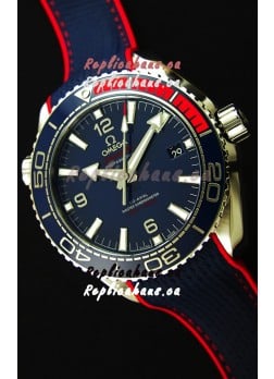 Omega Seamaster Planet Ocean Pyeong Chang 2018 Edition Swiss Replica Watch 1:1 Mirror Edition