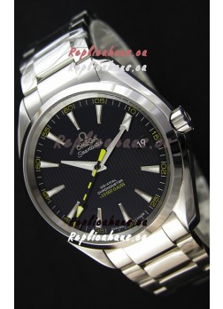 Omega Master Co-Axial Aqua Terra 15,000 Gauss Black Dial 1:1 Mirror Replica