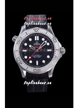 Omega Seamaster Diver 300M Nekton Edition  1:1 Mirror Replica Watch in Black Dial