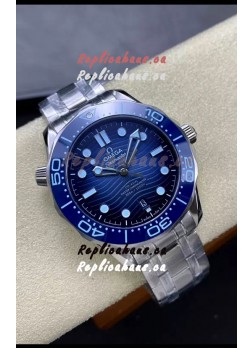 Omega Seamaster 300M Summer Blue Swiss 904L Steel 1:1 Mirror Replica Watch