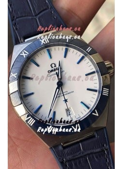 Omega Co-Axial Constellation 41MM 904L Steel White Dial 1:1 Mirror Replica Watch