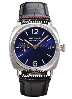 Panerai Radiomir PAM1293 Quaranta 40MM 904L Steel Blue Dial Watch in 1:1 Mirror Replica 