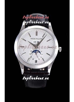 Patek Philippe Annual Calendar 5396-012 Complications Swiss Replica Watch in White Dial