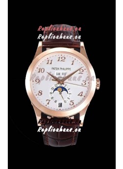 Patek Philippe Annual Calendar 5396R-012 Complications Swiss Replica Watch in White Dial