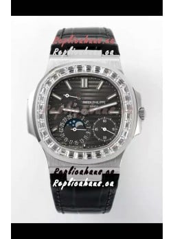 Patek Philippe Nautilus 5712/1A 1:1 Quality Swiss Replica Watch in Grey Dial
