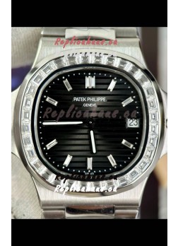 Patek Philippe Nautilus 5711/1A-014 1:1 Mirror Swiss Replica Watch in Brown Dial