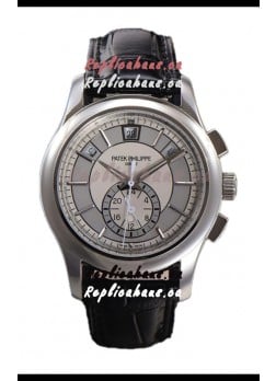 Patek Philippe 5205 Complications Moonphase White Dial 1:1 Mirror Swiss Replica Watch