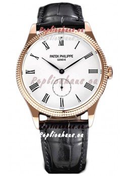 Patek Philippe Calatrava 5119G Rose Gold Casing 1:1 Mirror Replica Watch 
