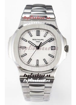 Patek Philippe Super Clone Nautilus 5711G-001 904L Steel White Dial 