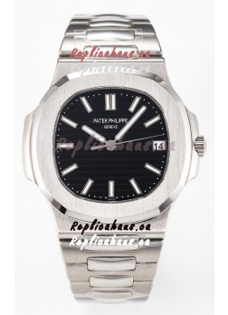 Patek Philippe Super Clone Nautilus 5711 Black Dial 1:1 Mirror Watch 