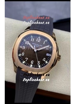 Patek Philippe Aquanaut 5167-001 Swiss Replica 904L Rose Gold - 1:1 Mirror Edition