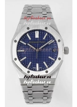 Audemars Piguet Royal Oak 15510 41MM 50th Anniversary Blue Dial 904L Steel 1:1 Mirror Replica