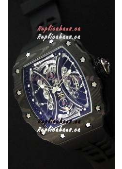 Richard Mille RM53-01 Pablo Mac Donough Black Carbon Case Swiss Replica Watch 