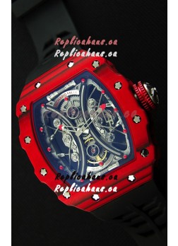 Richard Mille RM53-01 Pablo Mac Donough Red Carbon Case Swiss Replica Watch 
