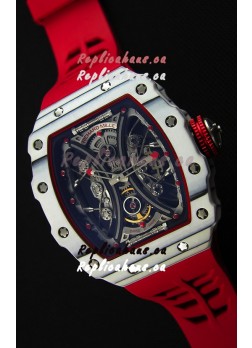 Richard Mille RM53-01 Pablo Mac Donough White Carbon Case Swiss Replica Watch 