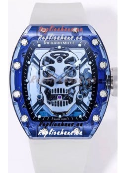 Richard Mille RM52-01 Sapphire Casing with Genuine Tourbillon Movement 1:1 Ultimate Replica