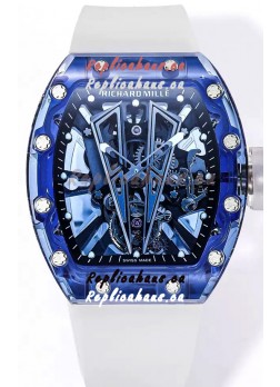 Richard Mille RM27-03 Sapphire Casing with Genuine Tourbillon Movement 1:1 Ultimate Replica