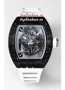 Richard Mille RM055 Black Carbon Casing 1:1 Superclone Genuine Tourbillon Watch 