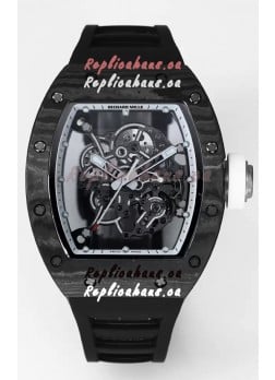 Richard Mille RM055 Black Carbon Casing 1:1 Superclone Genuine Tourbillon Watch 
