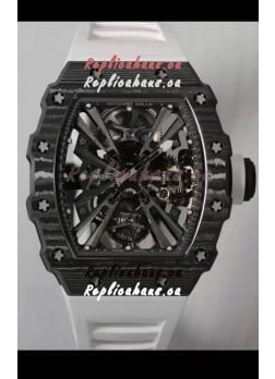 Richard Mille RM12-01 Carbon Fiber Case Genuine Tourbillon Movement 1:1 Mirror Replica Watch