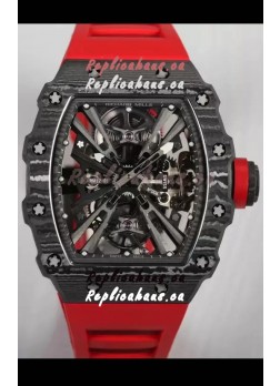 Richard Mille RM12-01 Carbon Fiber Case Genuine Tourbillon Movement 1:1 Mirror Replica Watch
