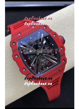 Richard Mille RM12-01 Carbon Fiber Case Genuine Tourbillon Movement 1:1 Mirror Replica Watch