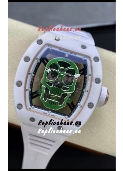 Richard Mille RM052-01 Skull Genuine Tourbillon Edition Watch in Ceramic Casing