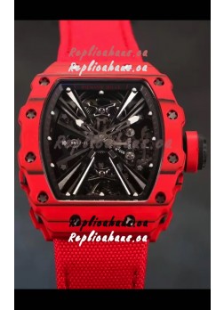 Richard Mille RM12-01 Carbon Fiber Case Genuine Tourbillon Movement 1:1 Mirror Replica Watch