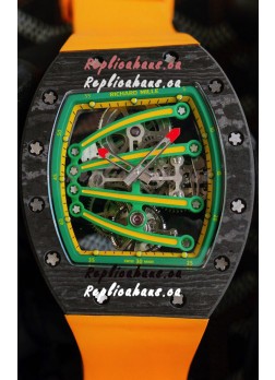 Richard Mille RM59-01 Genuine Tourbillon Movement in Black NTPT Carbon Casing