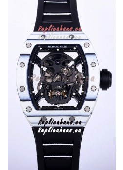 Richard Mille RM052-1 Tourbillon in White NTPT Carbon Casing - 1:1 Mirror Quality