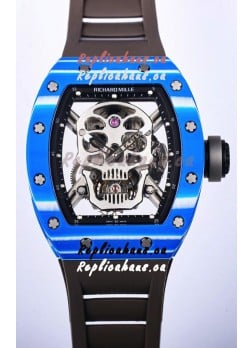 Richard Mille RM052-1 Tourbillon in Blue NTPT Carbon Casing - 1:1 Mirror Quality