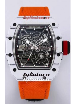 Richard Mille RM35-01 Rafael Nadal Carbon Fiber Casing with Genuine Tourbillon Super Clone Watch