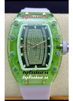 Richard Mille RM-07-02 Green Sapphire Ladies 1:1 Mirror Replica Watch 