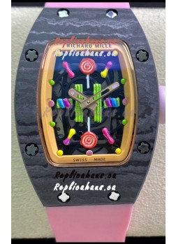 Richard Mille RM-07 Bon Bon Carbon Casing Ladies 1:1 Swiss Replica Watch