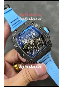 Richard Mille RM35-02 Rafael Nadal Carbon Fiber Casing with Genuine Tourbillon Super Clone Watch